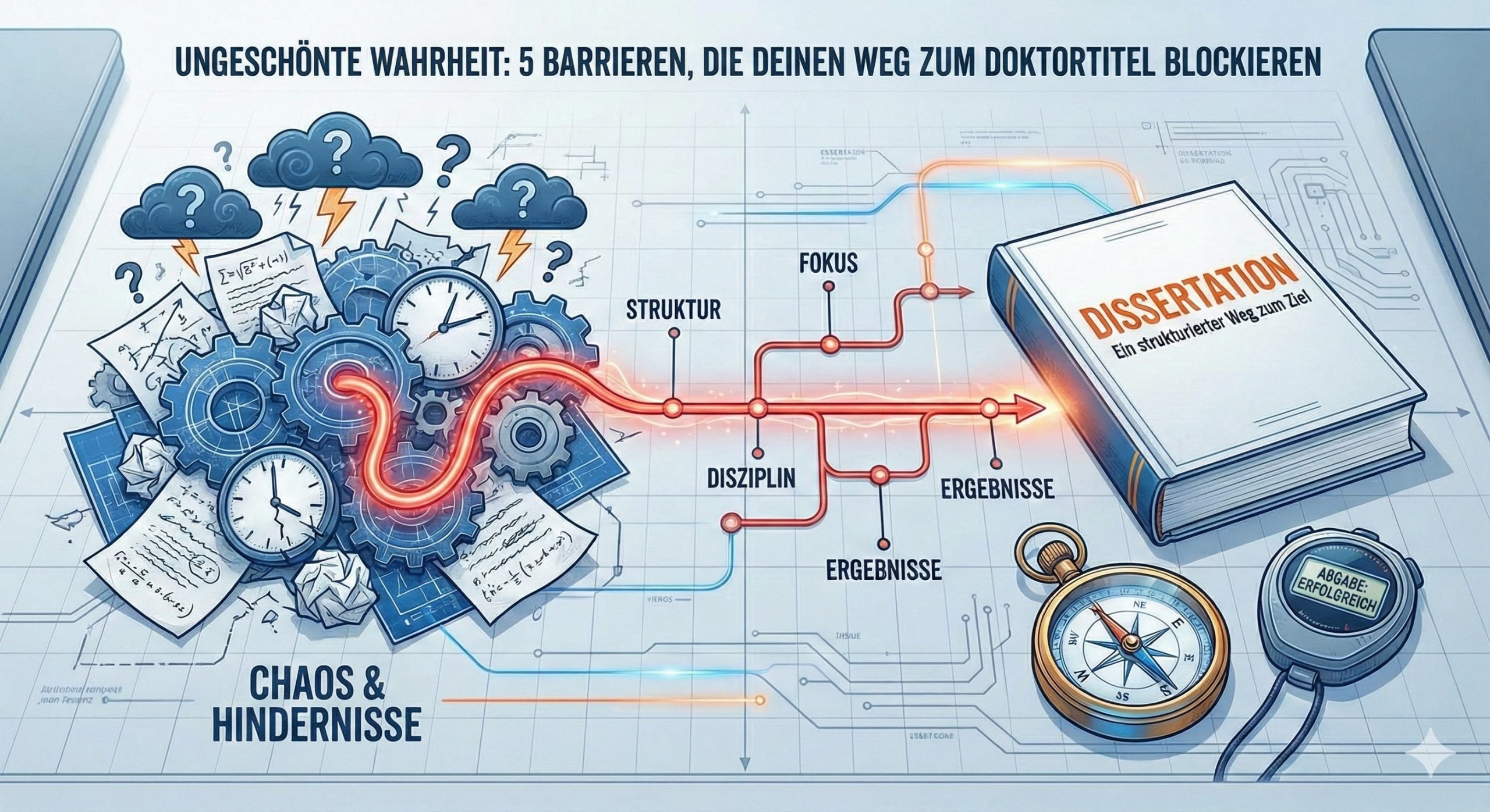 Ungesch&ouml;nte Wahrheit: 5 Barrieren, die deinen Weg zum Doktortitel blockieren