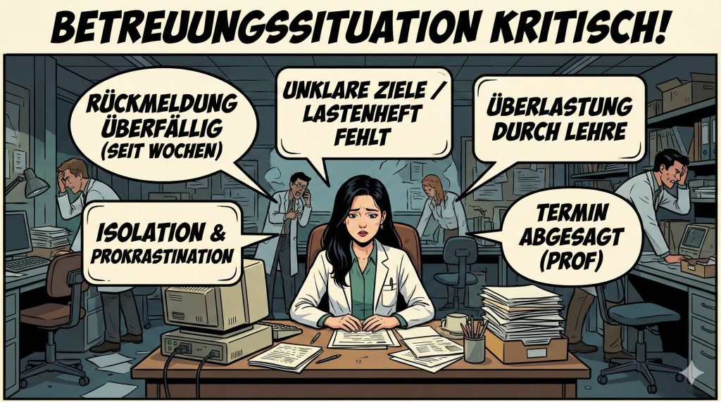 Betreungsprobleme in der Promotion im MINT-Bereich