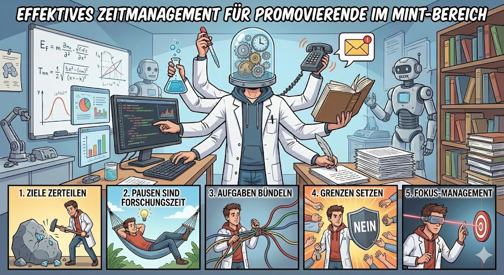Effektives Zeitmanagement f&uuml;r Promovierende