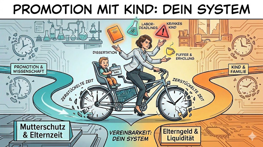 Doktorandin mit Kind und Zeitmanagement
