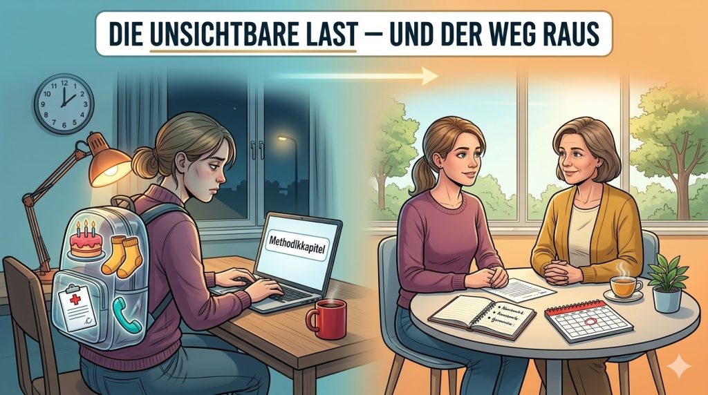 Doktorandin und Mutter: Die unsichtbare Last